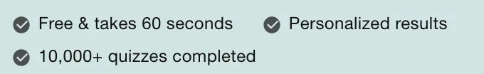 Before: "Personalized results"