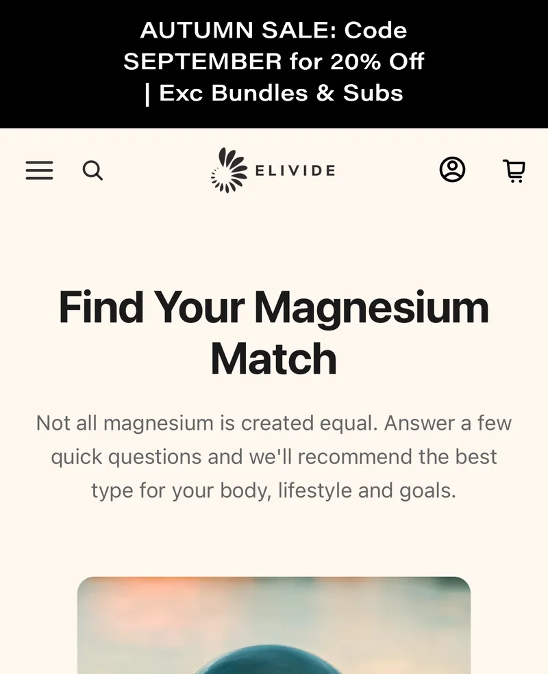 After: the same button opens the quiz